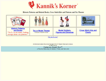 Tablet Screenshot of kannikskorner.com